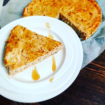 Tvaroho-meruňkový koláč (4 porce)